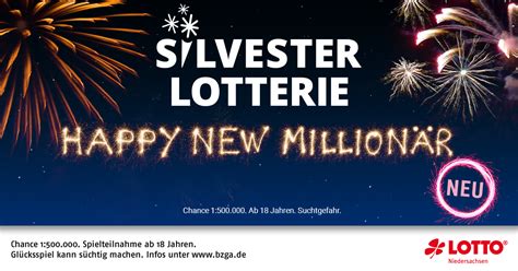 Silvesterlotterie 2023 von LOTTO Niedersachsen: Alle  .